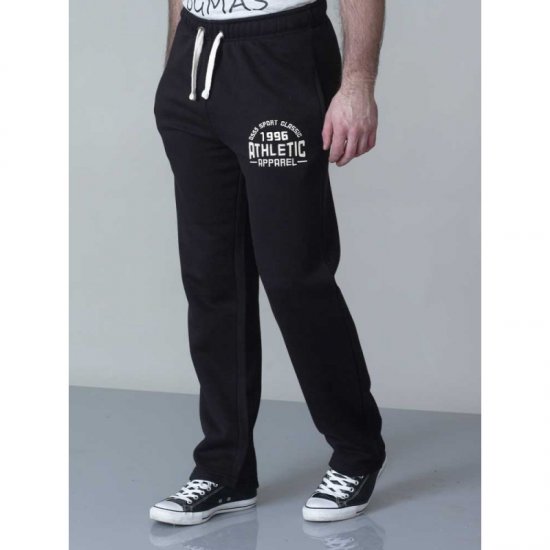 D555 Tony Sweatpants Black - Pantalons/shorts de survêtement - Survêtement/jogging grandes tailles