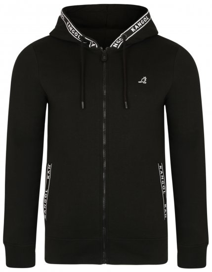 Kangol Foray Hoodie Black - Sweatshirts & hoodies - Sweatshirts/Hoodies grande taille homme