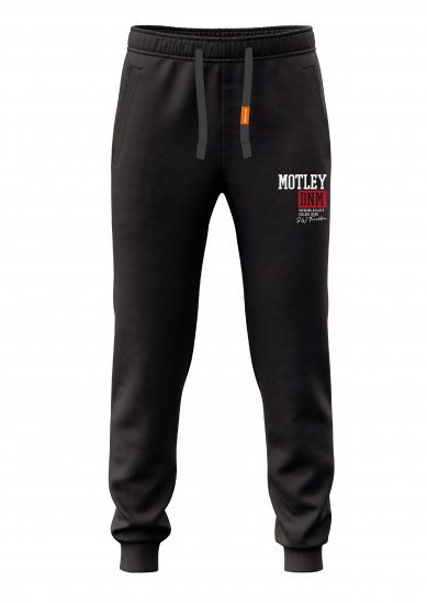 Motley Denim Glasgow Sweatpants Black - Pantalons/shorts de survêtement - Survêtement/jogging grandes tailles