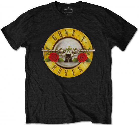 Guns N' Roses Classic logo T-shirt Black - T-shirts - T-shirts Homme Grande Taille