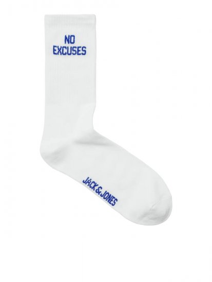 Jack & Jones Power Statements Chaussettes de tennis Blanc lot de 3 - Sous-vêtements & bain - Sous-vêtements Grande Taille