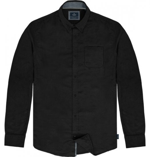 Double Outfitters GS-5225 Chemise Oxford Noir - Chemises - Chemises Grandes Tailles Hommes