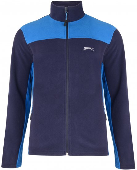 Slazenger Haines Microfleece Navy - Sweatshirts & hoodies - Sweatshirts/Hoodies grande taille homme