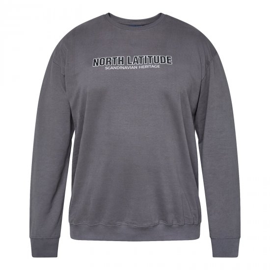 North Latitude Crewneck Sweatshirt Gris/Charcoal - TALL sweatshirts - Sweats et hoodies TALL