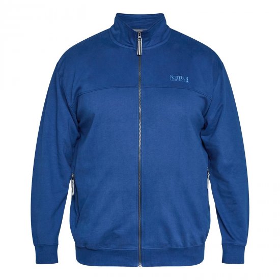 North Latitude Sweat Cardigan Bleu - TALL sweatshirts - Sweats et hoodies TALL
