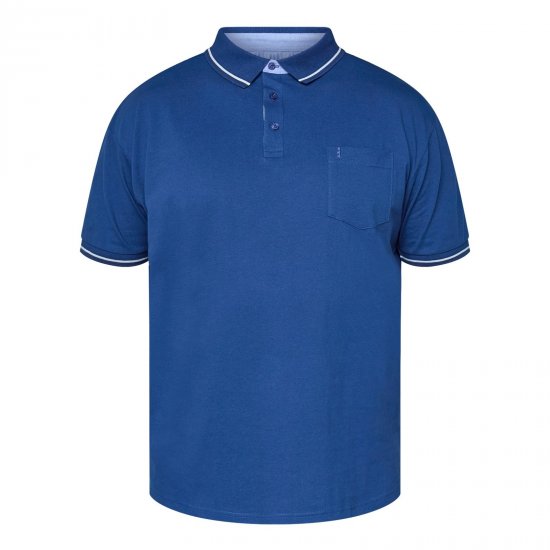 North Latitude Superflex Polo Bleu - Polos - Polos homme grande taille