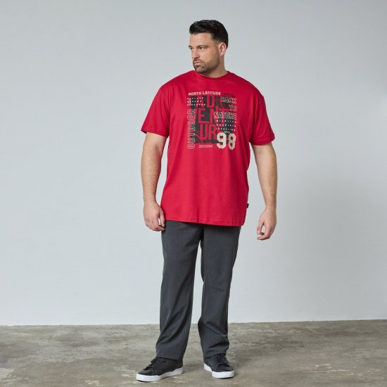 North Latitude Adventure 98 Graphic Tee Jaune/Orange - TALL T-shirts - T-Shirts pour Hommes Grands