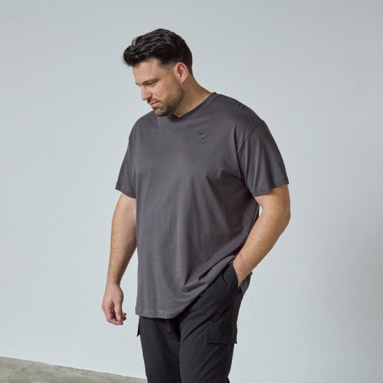 North Latitude Alpine Club T-Shirt Gris/Charcoal - T-shirts - T-shirts Homme Grande Taille