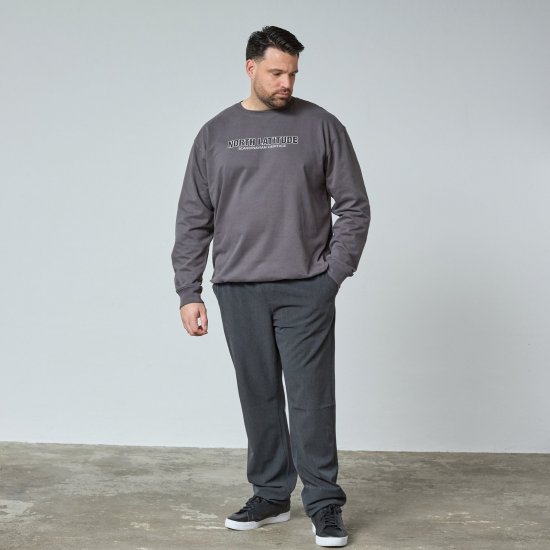 North Latitude Crewneck Sweatshirt Gris/Charcoal - TALL sweatshirts - Sweats et hoodies TALL