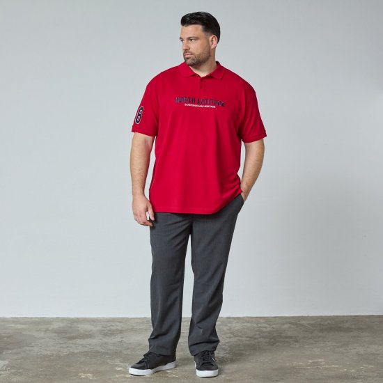 North Latitude Logo Polo Jaune/Orange - TALL polos - Polos TALL pour hommes grands