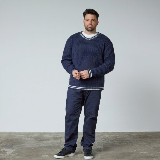 North Latitude V-Neck Knit Bleu marine - TALL sweatshirts - Sweats et hoodies TALL