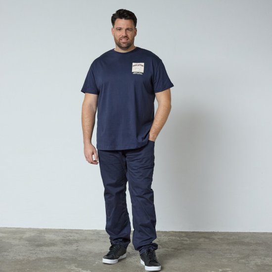 North Latitude T-Shirt With Print Bleu marine - TALL T-shirts - T-Shirts pour Hommes Grands