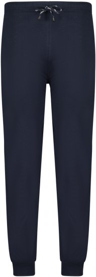 Adamo Jakob Pyjama Pants with Cuffs Navy - Sous-vêtements & bain - Sous-vêtements Grande Taille