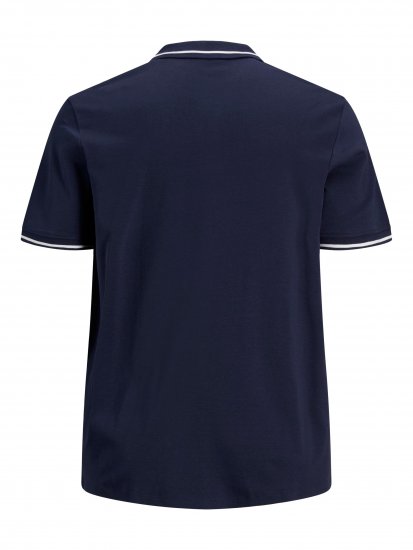 Jack & Jones Jersey Polo Navy - Polos - Polos homme grande taille