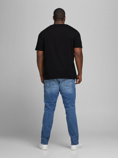 Jack & Jones Elogo T-Shirt Black - T-shirts - T-shirts Homme Grande Taille