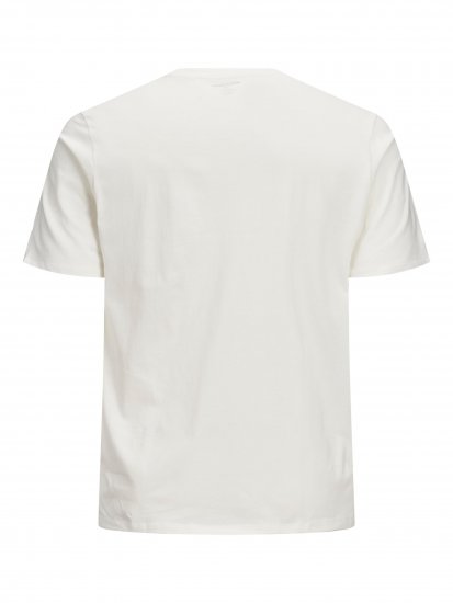 Jack & Jones Elogo T-Shirt White - T-shirts - T-shirts Homme Grande Taille