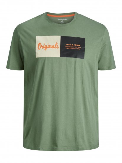 Jack & Jones Joshua T-shirt Sea Spray - T-shirts - T-shirts Homme Grande Taille
