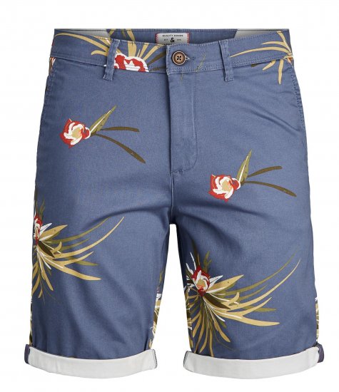 Jack & Jones Bowie Chino Short Indigo - Shorts - Shorts hommes grande taille