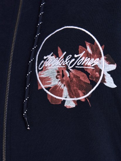 Jack & Jones Califlomax Sweat Hood Navy blazer - Sweatshirts & hoodies - Sweatshirts/Hoodies grande taille homme