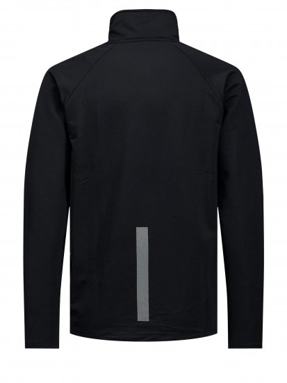 Jack & Jones Running Half Zip Sweat Black - Sweatshirts & hoodies - Sweatshirts/Hoodies grande taille homme