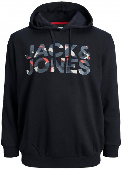 Jack & Jones JJRAMP Hoodie Black - Sweatshirts & hoodies - Sweatshirts/Hoodies grande taille homme