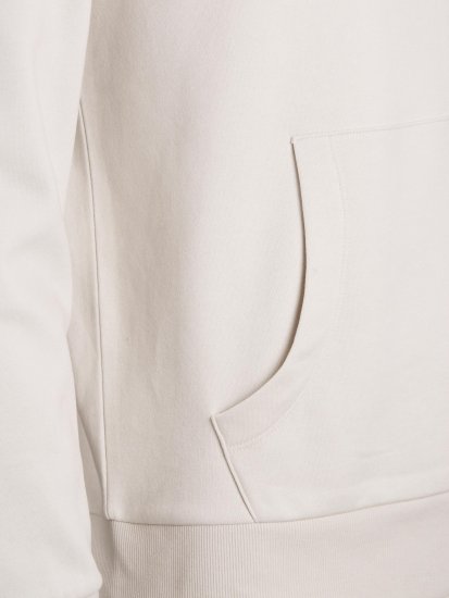 Jack & Jones JCOKING SWEAT HOOD Light Gray - Sweatshirts & hoodies - Sweatshirts/Hoodies grande taille homme