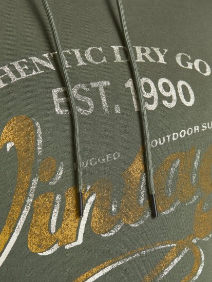 Jack & Jones JPRBLUBOOSTER SWEAT Hoodie Khaki - Sweatshirts & hoodies - Sweatshirts/Hoodies grande taille homme