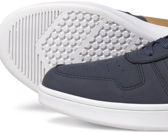 Jack & Jones Dang Faux Nubuck Combo Sneakers Navy Blazer - Chaussures homme 40-52 - 