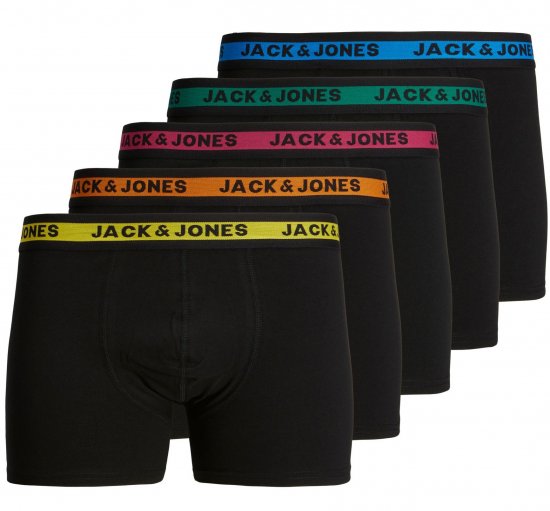 Jack & Jones JACJOSH Boxers 5-pack Black - Sous-vêtements & bain - Sous-vêtements Grande Taille