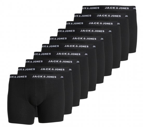 Jack & Jones JACHUEY Boxers 10-pack Black - Sous-vêtements & bain - Sous-vêtements Grande Taille