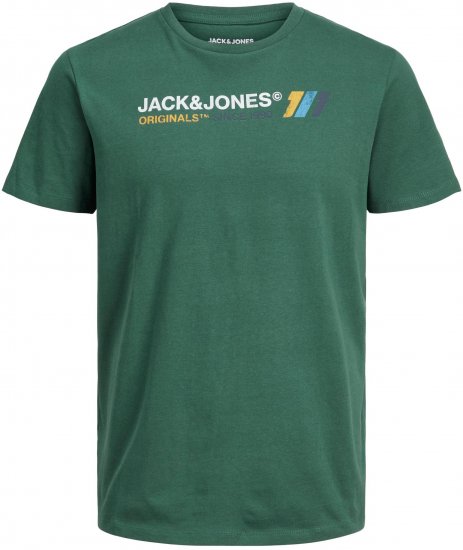 Jack & Jones JORNATE TEE Green - T-shirts - T-shirts Homme Grande Taille