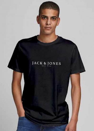 Jack & Jones JPRBLABOOSTER T-shirt Black - T-shirts - T-shirts Homme Grande Taille