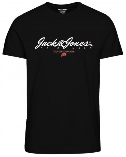 Jack & Jones JORSYMBOL T-shirt Black - T-shirts - T-shirts Homme Grande Taille