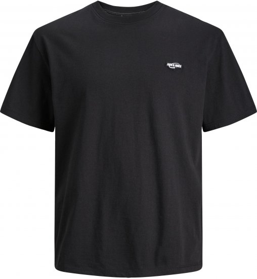 Jack & Jones JCOBLACK TEE SS CREW NECK Black Bean - T-shirts - T-shirts Homme Grande Taille