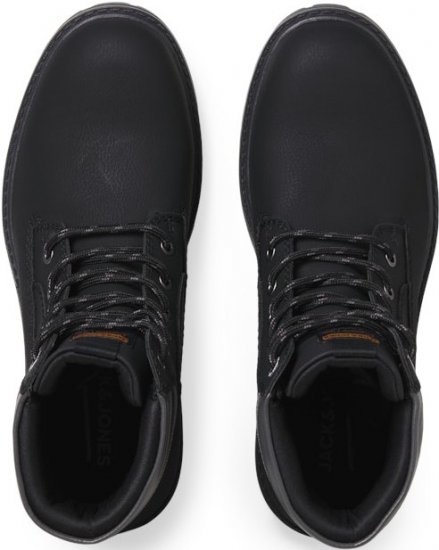 Jack & Jones FINIUS Lace-Up Boots Black - Chaussures homme 40-52 - 
