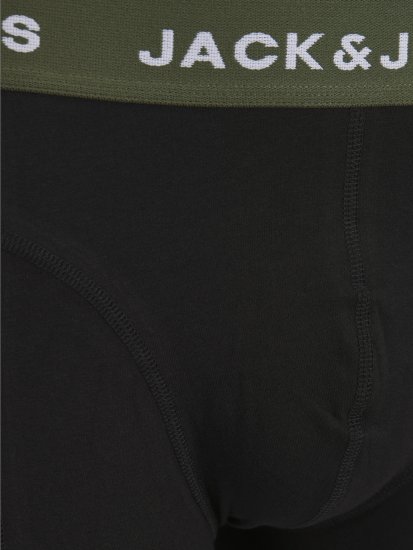 Jack & Jones JACARON Trunks 3-Pack Black - Sous-vêtements & bain - Sous-vêtements Grande Taille