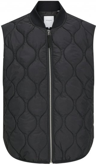 Jack & Jones JJKODA LINER VEST Black - Vestes - Vestes Homme Grandes Tailles