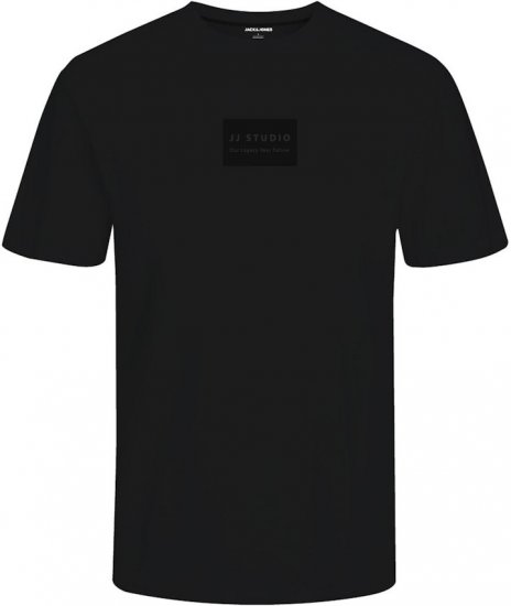 Jack & Jones Hakkai T-Shirt Black - T-shirts - T-shirts Homme Grande Taille