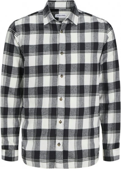 Jack & Jones JJJOSHUA Shirt White - Chemises - Chemises Grandes Tailles Hommes