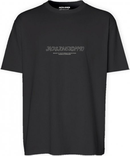 Jack & Jones JORBRONX T-Shirt Black - T-shirts - T-shirts Homme Grande Taille