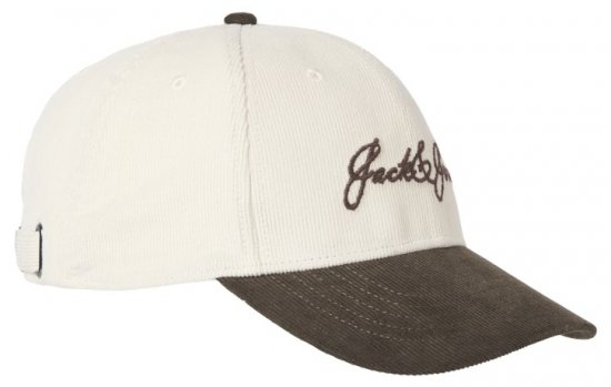 Jack & Jones Base Corduroy Cap Antique White - Accessoires - 