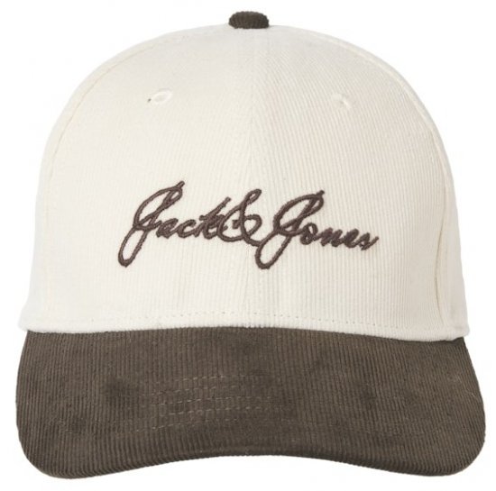 Jack & Jones Base Corduroy Cap Antique White - Accessoires - 