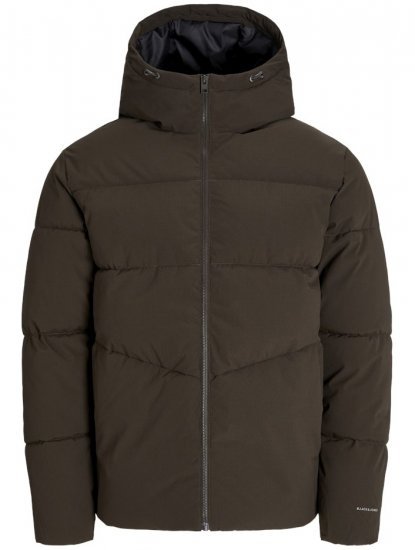Jack & Jones Global Puffer Jacket Brown - Vestes - Vestes Homme Grandes Tailles