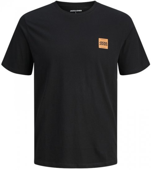 Jack & Jones Brandy Crew Neck T-Shirt Black - T-shirts - T-shirts Homme Grande Taille