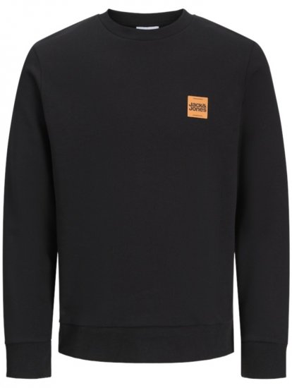 Jack & Jones Brandy Crew Neck Sweatshirt Black - Sweatshirts & hoodies - Sweatshirts/Hoodies grande taille homme