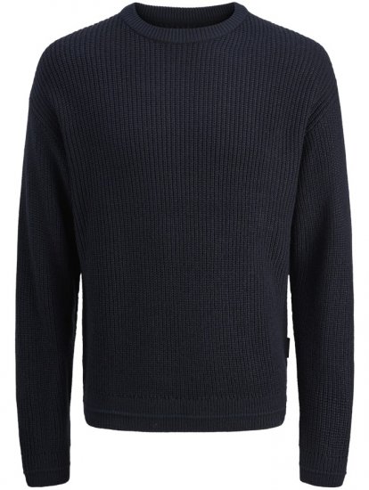 Jack & Jones Kaito Knit Crew Neck Pullover Sky Captain - Sweatshirts & hoodies - Sweatshirts/Hoodies grande taille homme