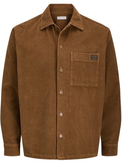 Jack & Jones Corduroy Long Sleeve Overshirt Monks Robe - Chemises - Chemises Grandes Tailles Hommes