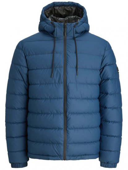Jack & Jones Point PU Puffer Jacket Titan - Vestes - Vestes Homme Grandes Tailles