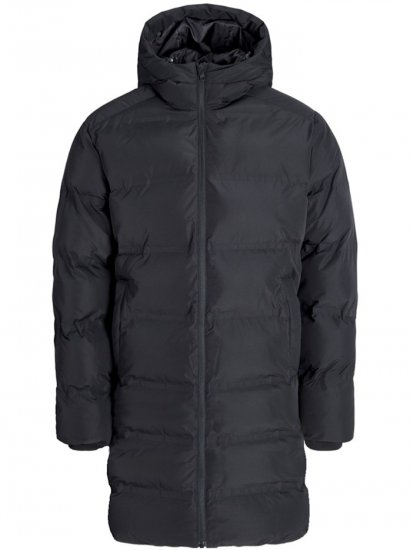 Jack & Jones Soho Long Puffer Jacket Black - Vestes - Vestes Homme Grandes Tailles
