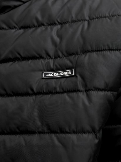 Jack & Jones Elvis Light Puffer Collar Jacket Black - Vestes - Vestes Homme Grandes Tailles